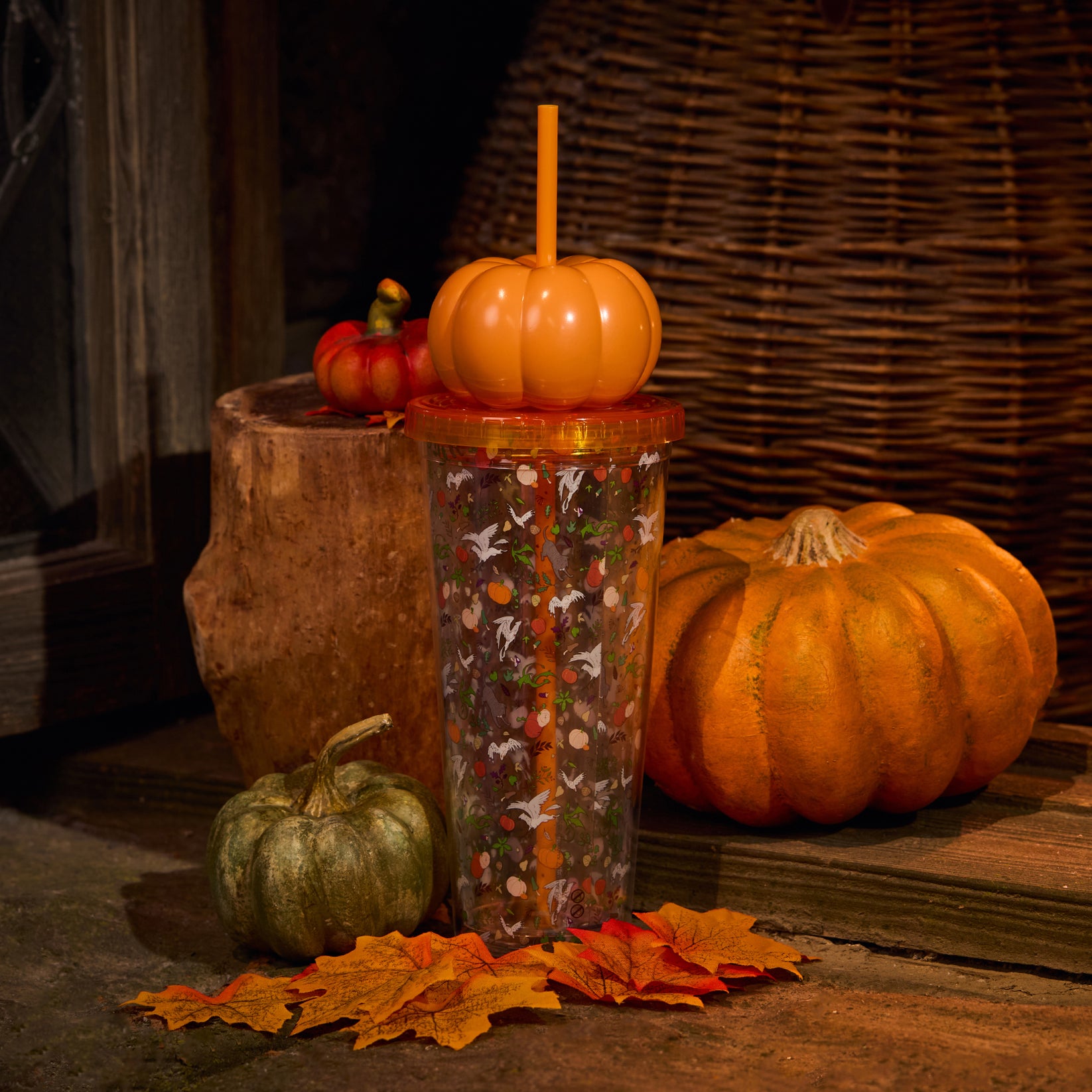 Hagrid's Hut Cup and Straw from the Hagrid's Hut Collection at the Harry Potter Shop