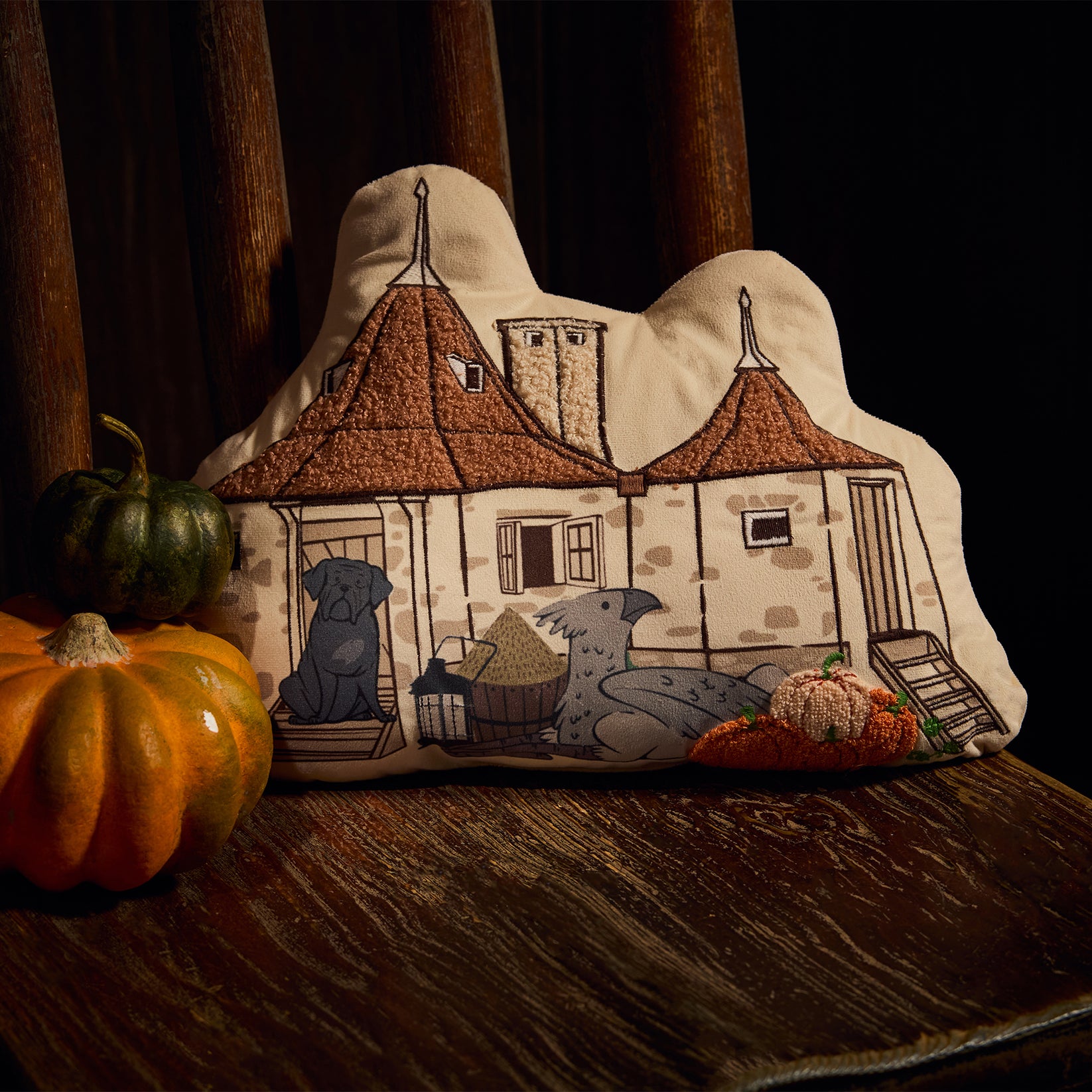 Hagrid's Hut Cushion from the Hagrid's Hut Collection at the Harry Potter Shop
