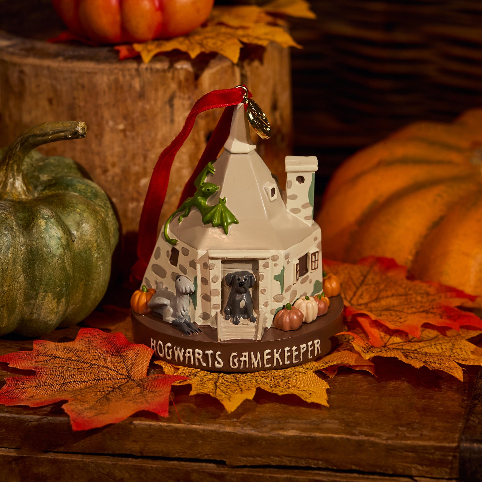Hagrid's Hut Ornament from the Hagrid's Hut Collection at the Harry Potter Shop