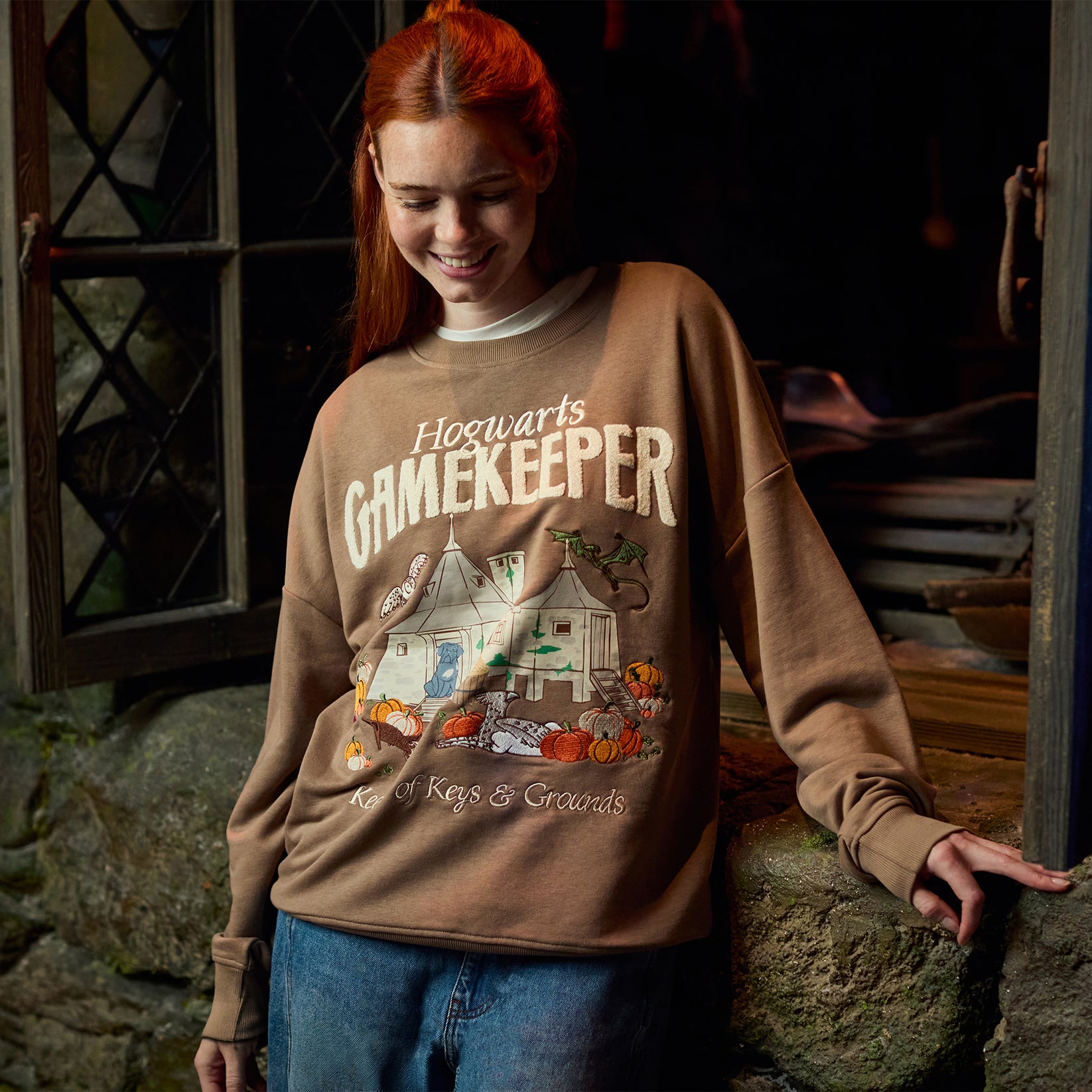Hagrid's Hut Sweatshirt from the Hagrid's Hut Collection at the Harry Potter Shop